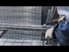 50mm*100mm Temporary Fence Weld Fasilitas Arsitektur Urban Kanada