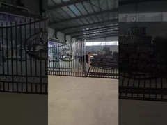 High-End Gate Tubular Steel Fence Sederhana Dan Elegan 2m * 1.8m Gate