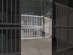 Desain Eropa 10FT Tubular Steel Gate Customized Dekoratif Iron Fencing