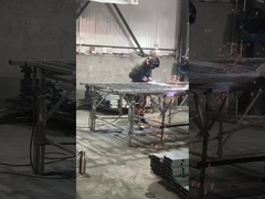 Zinc Steel Guardrail Pagar 2M * 1.5M Pagar perawatan anti korosi Gaya hitam sederhana