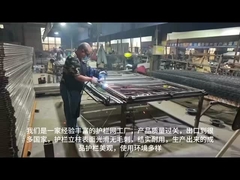 PVC Lapisan Las Perimeter Metal Steel Pagar Untuk Isolasi Lokakarya