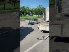 Barier Pengendali Kerumunan Sementara Baja Tahan Karat 304 1.2*2M