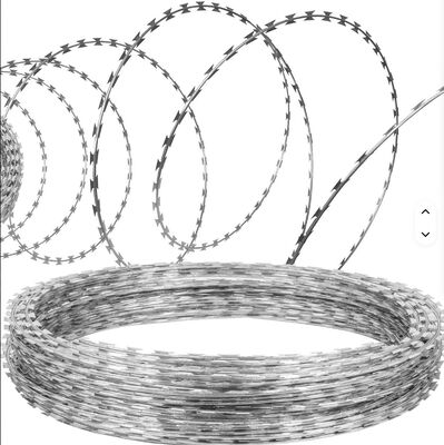 Anti Climb Galvanized Cross Razor Barbed Wire Mesh Corrosion Resistance