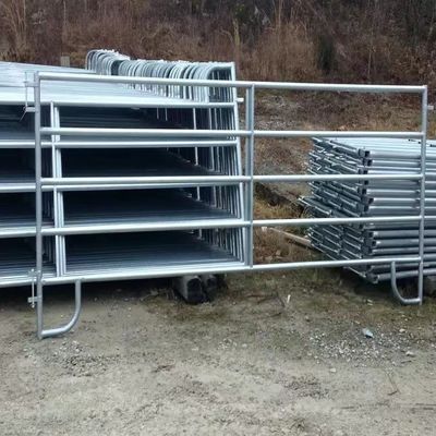 Panel Portable Steel Cattle Yard Untuk Rumah Prefab dan Sapi Domba Kuda