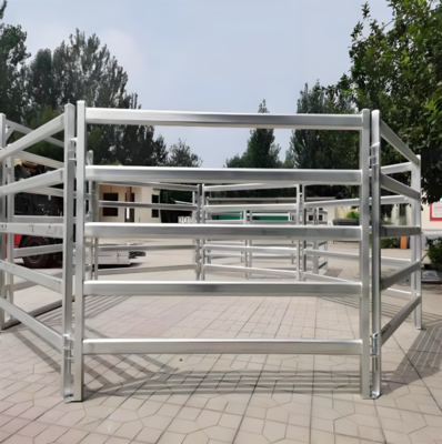 5 rel Galvanized Oval Tube Metal Sapi Domba Pagar Panel