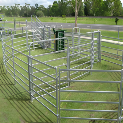 Keamanan Tinggi Hot Dip Galvanized Outdoor Peternakan Ternak Panel halaman pagar