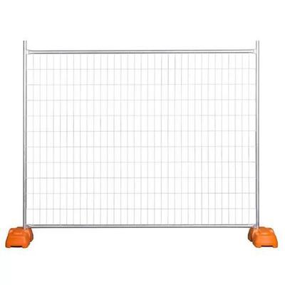 Galvanized 2,1m x 2,4m Mudah dirakit Temporary Fence Welded Wire Metal Fence Panel