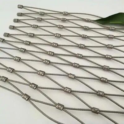 SS316 Wire Rope Net Fleksibel Stainless Steel Kabel Webnet X Tend Rope Mesh