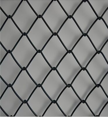 8FT Tinggi PVC Coating Chain Link Pagar Diamond Pengikat Pengikat Lapangan Tenis
