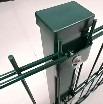 PVC Powder Coated 656 Metal Mesh Fence Panel 2D Double Wire 