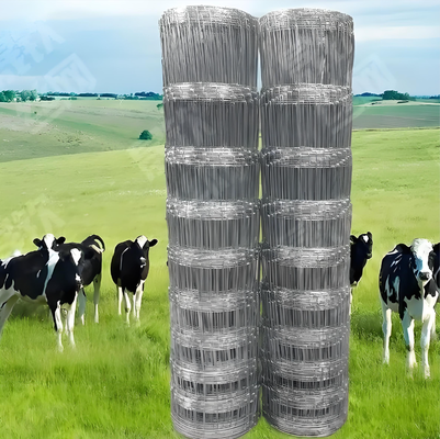 Heavy Duty Hot-dipped Galvanized Kelas A Peternakan Gurun Pagar 2.3m Tinggi 50m Roll Hinge Joint Farm Pemberbatasan Pagar